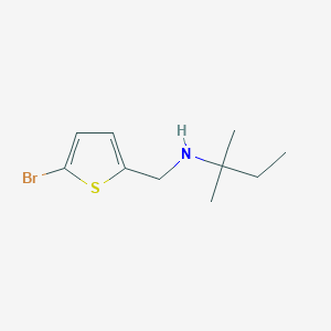 [(5-Bromothiophen-2-YL)methyl](2-methylbutan-2-YL)amine