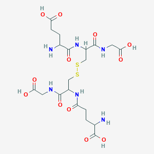 molecular formula C20H32N6O12S2 B12098802 H-DL-gGlu-DL-Cys(1)-Gly-OH.H-DL-Glu-DL-Cys(1)-Gly-OH 