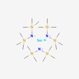 molecular formula C18H54N3Si6Sm B12098853 Samarium tris(hexamethyldisilazide) 