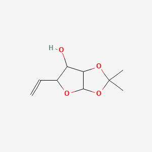 molecular formula C9H14O4 B1209886 5,6-Dideoxy-1,2-O-isopropylidenehex-5-enofuranose CAS No. 7284-07-3