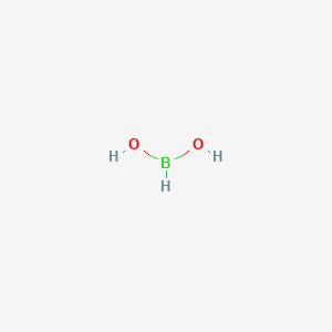 molecular formula BH3O2 B1209890 二羟基硼烷 CAS No. 74930-82-8