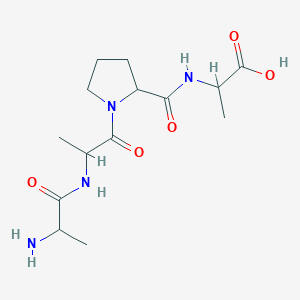 2-({1-[2-(2-Amino-propionylamino)-propionyl]-pyrrolidine-2-carbonyl}-amino)-propionic acid