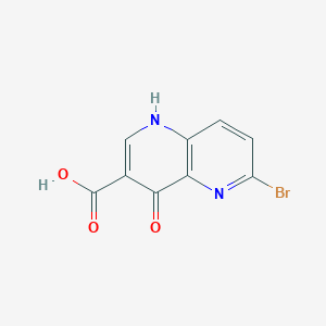 6-Bromo-1,5-naphthyridine-4-oxo-3-carboxylic acid