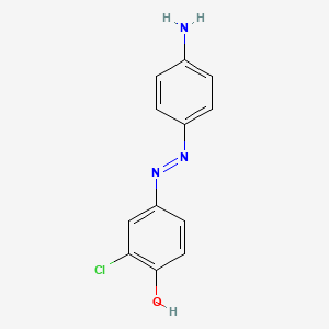 (E)-4-((4-Aminophenyl)diazenyl)-2-chlorophenol