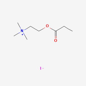 molecular formula C8H18INO2 B1209901 Propionylcholine iodide CAS No. 2494-55-5