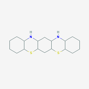 molecular formula C18H30N2S2 B12099018 12H,14H-[1,4]Benzothiazino[3,2-b]phenothiazine CAS No. 258-73-1