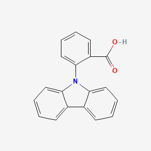 molecular formula C19H13NO2 B12099021 2-(9h-Carbazol-9-yl)benzoic acid CAS No. 6286-88-0