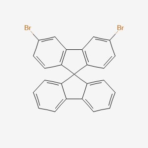 molecular formula C25H14Br2 B12099041 3,6-Dibromo-9,9'-spirobi[fluorene] 