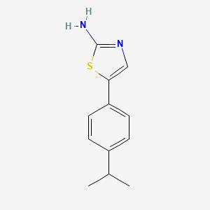 molecular formula C12H14N2S B12099081 5-(4-Isopropylphenyl)thiazol-2-amine 