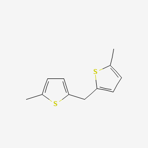 molecular formula C11H12S2 B12099113 2,2'-Methylenebis[5-methylthiophene] CAS No. 4218-22-8