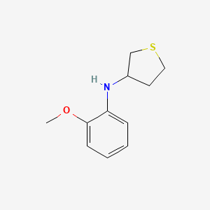 molecular formula C11H15NOS B12099124 N-(2-methoxyphenyl)thiolan-3-amine 