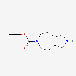 molecular formula C13H24N2O2 B12099178 Tert-butyl octahydropyrrolo[3,4-D]azepine-6(1H)-carboxylate 