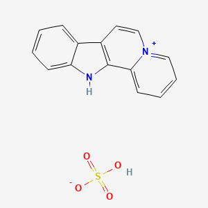 molecular formula C15H12N2O4S B12099197 De-ethylflavopereirine sulfate 