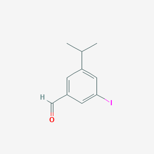 molecular formula C10H11IO B12099222 3-Iodo-5-isopropylbenzaldehyde CAS No. 1289200-88-9