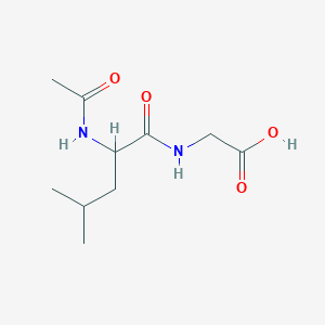 molecular formula C10H18N2O4 B12099257 Ac-Leu-Gly-OH 