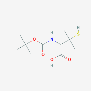 2-(Tert-butoxycarbonylamino)-3-mercapto-3-methylbutanoic acid