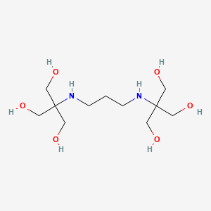 molecular formula C11H26N2O6 B1209937 2-[3-(2-Hydroxy-1,1-dihydroxymethyl-ethylamino)-propylamino]-2-hydroxymethyl-propane-1,3-diol CAS No. 64431-96-5
