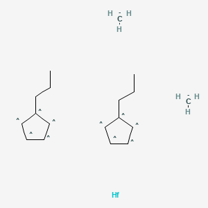 molecular formula C18H28Hf-2 B12099375 CID 168006079 