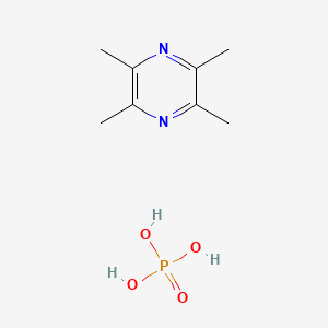 molecular formula C8H15N2O4P B12099410 Ligustrazine phosphate CAS No. 105256-26-6