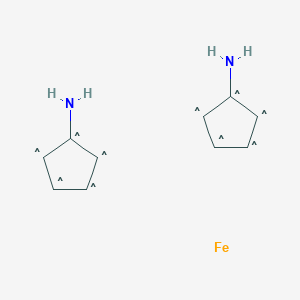 molecular formula C10H12FeN2 B12099466 1,1-Diaminoferrocene 