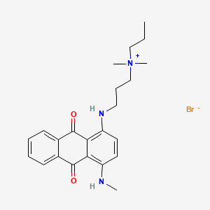 molecular formula C23H30BrN3O2 B12099490 HC Blue no.16 CAS No. 502453-61-4