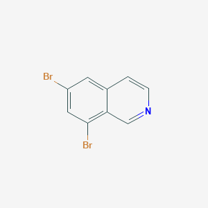 molecular formula C9H5Br2N B12099528 6,8-Dibromoisoquinoline 