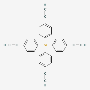 molecular formula C32H20Si B12099534 Tetrakis(4-ethynylphenyl)silane 