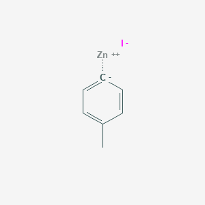 molecular formula C7H7IZn B12099610 zinc;methylbenzene;iodide 