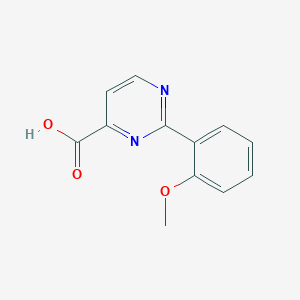 2-(2-Methoxyphenyl)pyrimidine-4-carboxylic acid