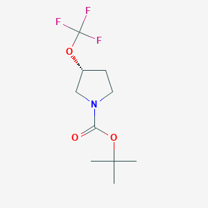 tert-butyl (3R)-3-(trifluoromethoxy)pyrrolidine-1-carboxylate