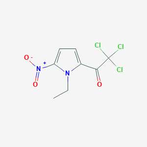 Ethanone, 2,2,2-trichloro-1-(1-ethyl-5-nitro-1H-pyrrol-2-yl)-