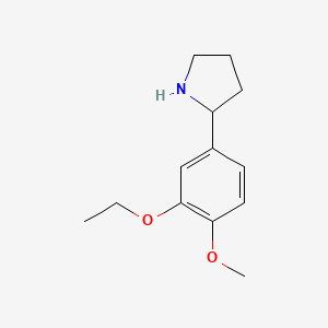 4-((2S)Pyrrolidin-2-YL)-2-ethoxy-1-methoxybenzene