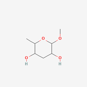 Methyl 3,6-Dideoxy-alpha-D-arabino-hexopyranoside