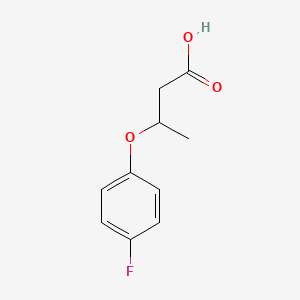 molecular formula C10H11FO3 B12099696 3-(4-Fluorophenoxy)butanoic acid 