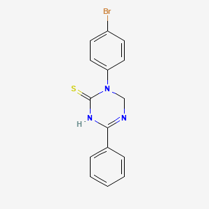 molecular formula C15H12BrN3S B1209973 3-(4-溴苯基)-6-苯基-1,4-二氢-1,3,5-三嗪-2-硫酮 