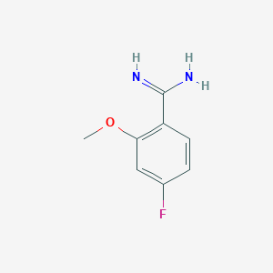 4-Fluoro-2-methoxy-benzamidine