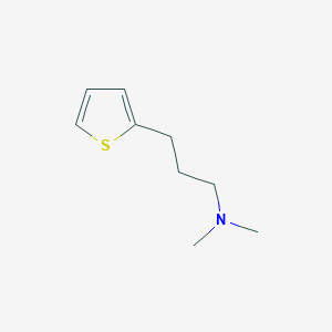 molecular formula C9H15NS B1209976 2-噻吩丙胺，N，N-二甲基- 