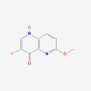 3-Iodo-6-methoxy-1H-[1,5]naphthyridin-4-one