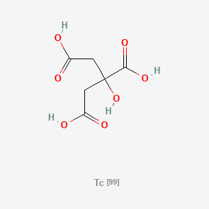 molecular formula C6H8O7Tc B1209987 Technetium citrate CAS No. 75746-45-1