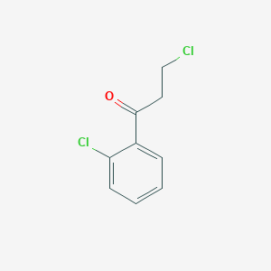 molecular formula C9H8Cl2O B12099888 3-Chloro-1-(2-chlorophenyl)propan-1-one 