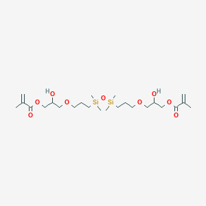 molecular formula C24H46O9Si2 B12099894 1,3-Bis(3-methacryloxy-2-hydroxypropoxypropyl)tetramethyldisiloxane 