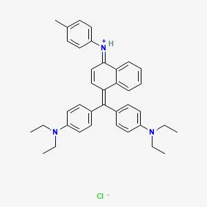 molecular formula C38H42ClN3 B1209991 Night blue CAS No. 4692-38-0