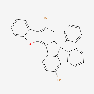 5,9-Dibromo-7,7-diphenyl-fluoreno[4,3-b]benzofuran