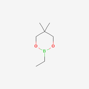 molecular formula C7H15BO2 B12099983 2-Ethyl-5,5-dimethyl-1,3,2-dioxaborinane CAS No. 57186-59-1