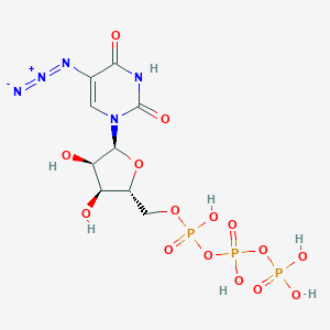 molecular formula C9H14N5O15P3 B012100 5-Azidouridine-5'-triphosphate CAS No. 105518-68-1