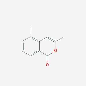 molecular formula C11H10O2 B12100081 3,5-Dimethylisochromen-1-one 