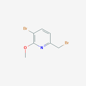 3-Bromo-6-(bromomethyl)-2-methoxypyridine