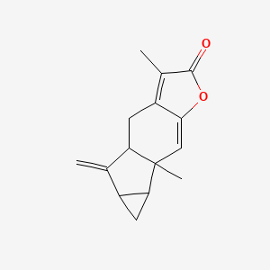 molecular formula C15H16O2 B12100098 Dehydroshizukanolide 