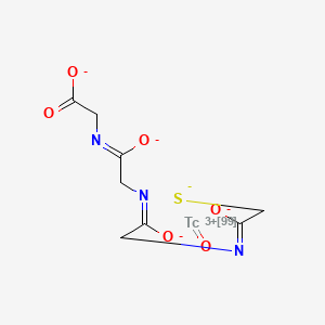 molecular formula C8H8N3O6STc-2 B1210015 锝-99m 替阿肽 CAS No. 104348-91-6