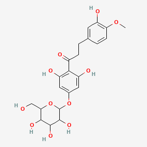 molecular formula C22H26O11 B12100150 Hesperitin dihydrochalcone glucoside 